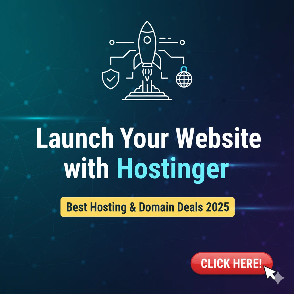 Launch Your Website with Hostinger – Best Hosting & Domain Deals 2025